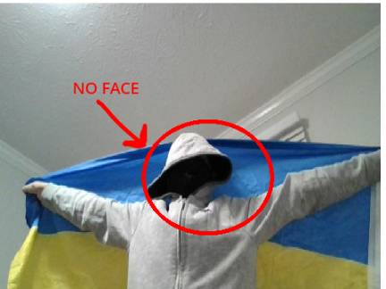 he has no face