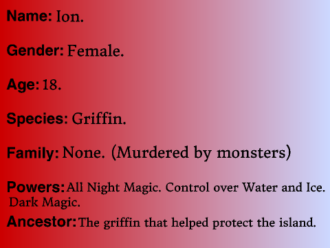 The Ancients RPG Bio: Ion
