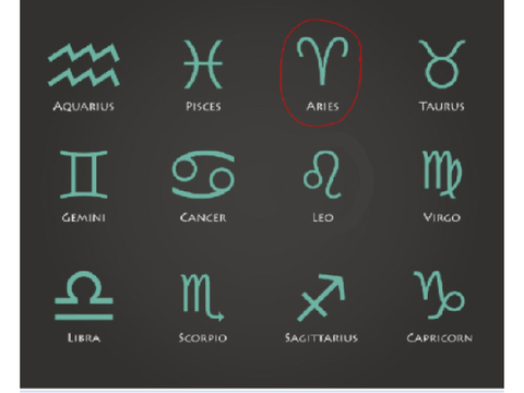 Circle your zodiac sign!