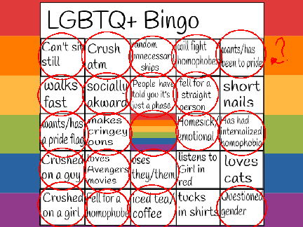 LGBTQ+bingo <3