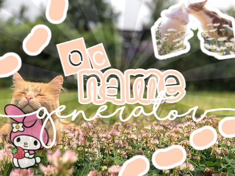˗ˏˋ꒰ oc name generator ꒱ -