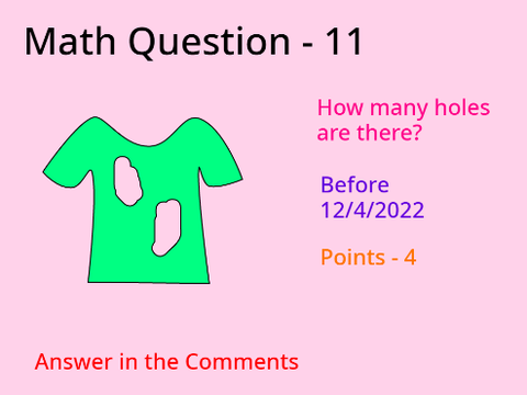 Math question - 11