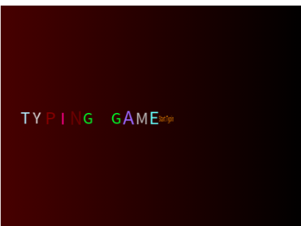 Typing game
