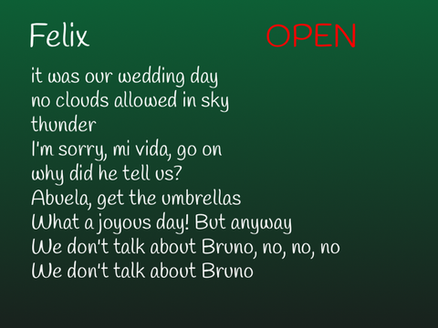 We Don’t Talk About Bruno || MALE ACTORS WANTED remix