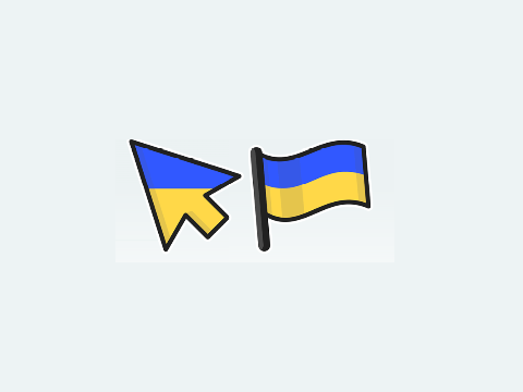Download this cursor to support Ukraine!!
