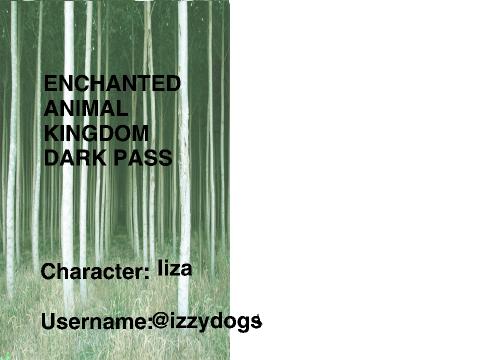 Enchanted Animal Kingdom Dark Pass remix