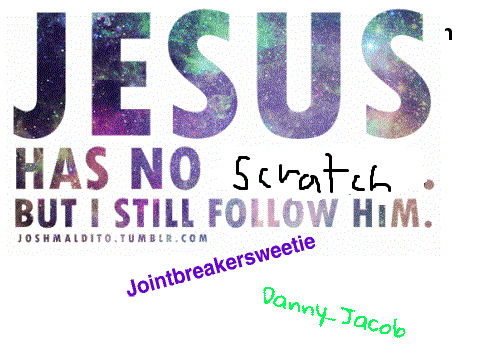 Sign your username or name if you accept Christ remix