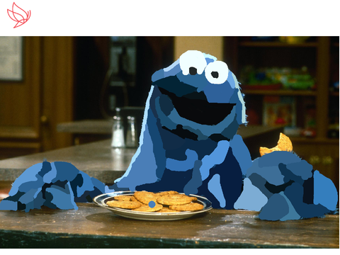Cookie Monster Blockshade