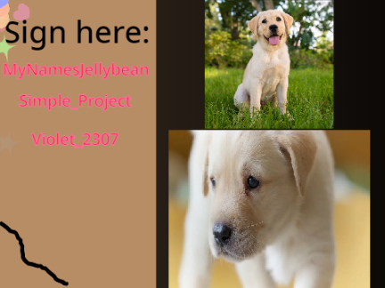 Sign if you like dogs remix (Signed by Simple_Project and Violet_2307)