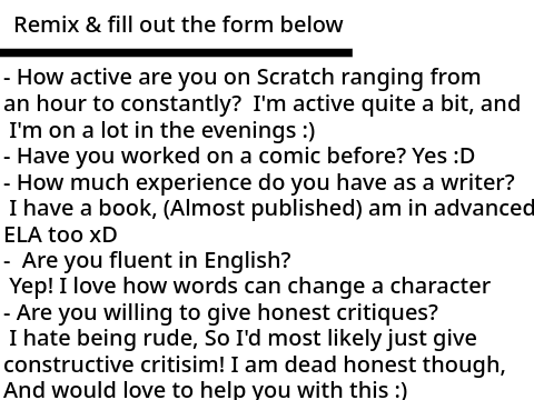 My form!