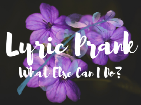 lyric prank - what else can i do ˎˊ-