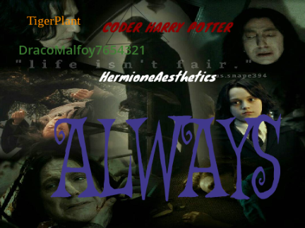 Sign in if you like Snape