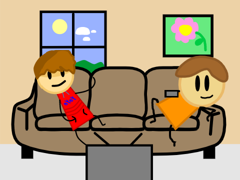 Add Yourself Watching TV!!!