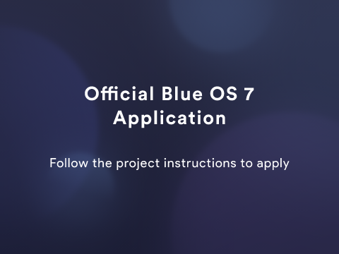 Official Blue OS - 7 Application Project remix