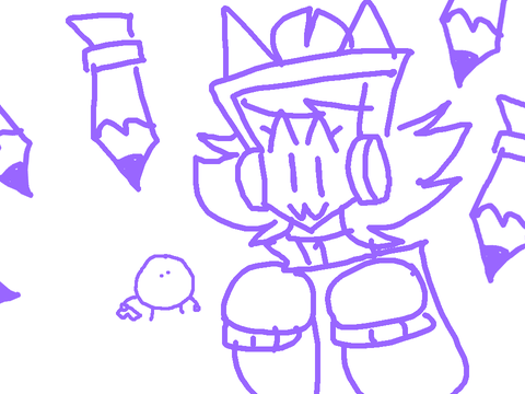 Ball Man V.S The_Kawaii_Artist_UWU