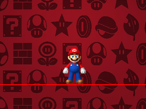 Mario Trampoline Physics