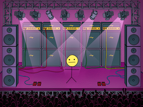 BOB tries to play music