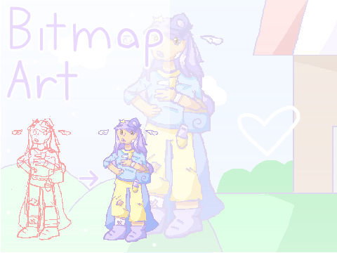 ⤿ Bitmap Art Attempt Woah