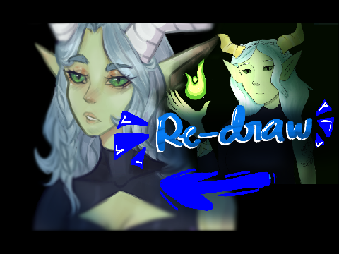 Redraw of an old OC