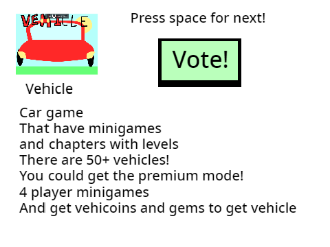 2022 Game Vote