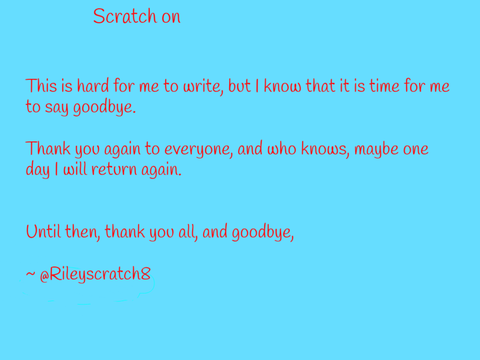 goodbye
