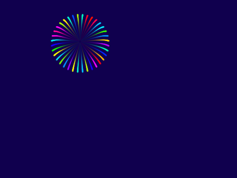 花火　fireworks   100％pen