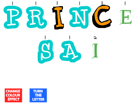 Animating My Username