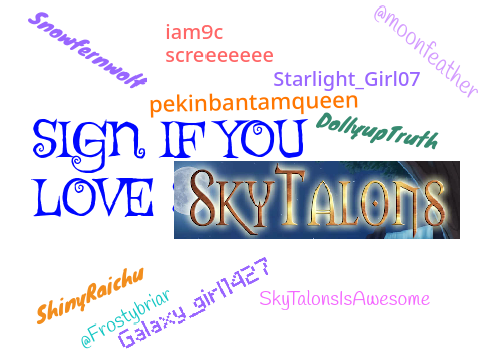Sign if u love SkyTalons!!!!!! remix