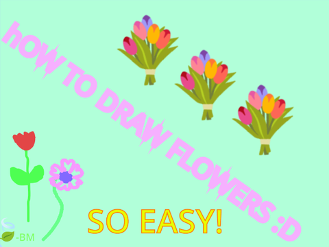 ✏How to draw: Flowers! ✅ 100% EASY