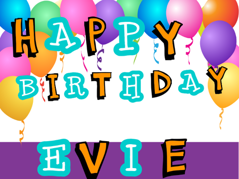 happy birthday to my bestie evie