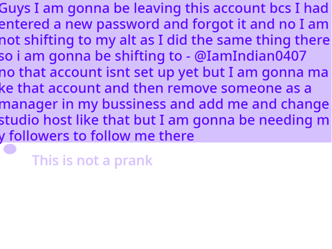 Guys I am gonna be moving my account 