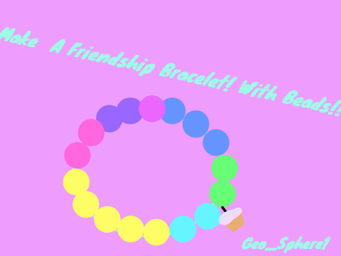 Make A Friendship Bracelet With Beads! #bracelets
