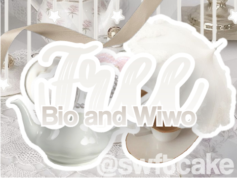 ⇢ ꒰ Free bio+wiwo ꒱ 
