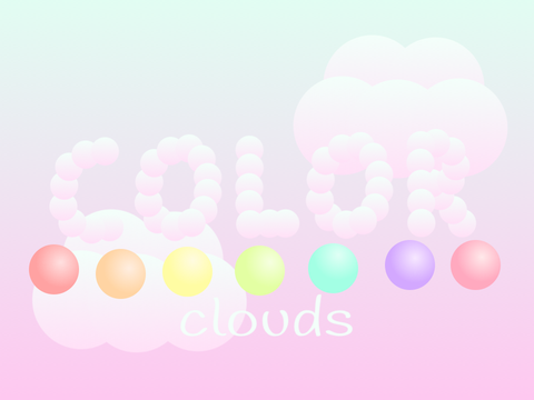 COLOR clouds (satisfying animation) 