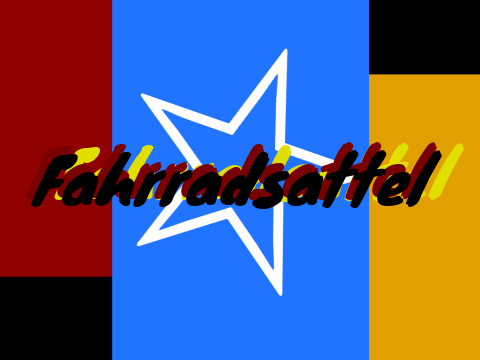 Fahrradsattel . Template