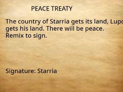 PEACE TREATY