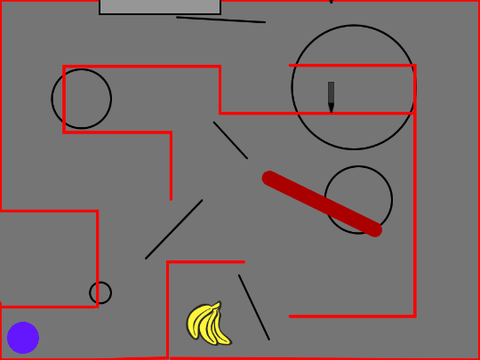 Maze with difficulty 