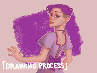 drawing process! // art