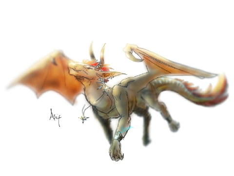 A Dragon that was supposed to just be a sketch