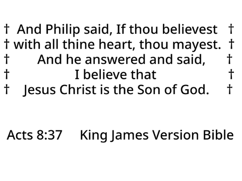 Acts: 8:37 (Reupload)
