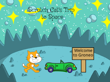 Scratch Cat's Trip to Space