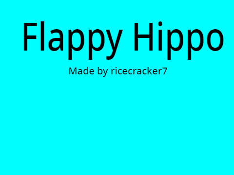 Flappy Hippo