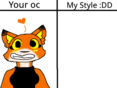Your oc, My style [AMBER]