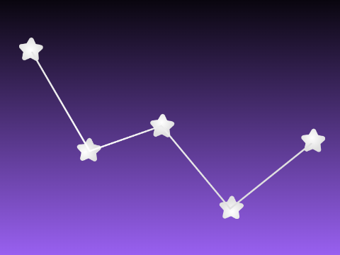 The Constellation Queen- Cassiopeia