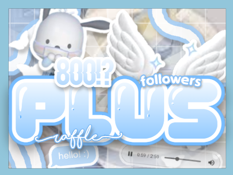 ✈️ 800+ raffle꒱⸝⸝