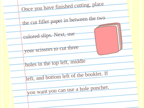 ❁ | how to make diy mini notebooks!