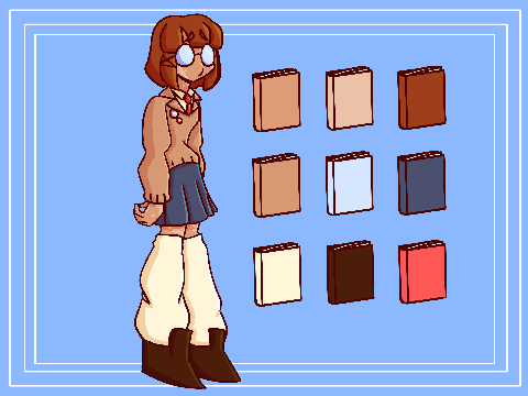 School Cliche OTA Collab Entry - Nerd