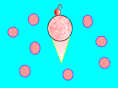 colour the ice cream comp I eneter