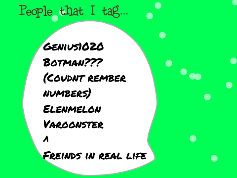 Favorite Character Tag