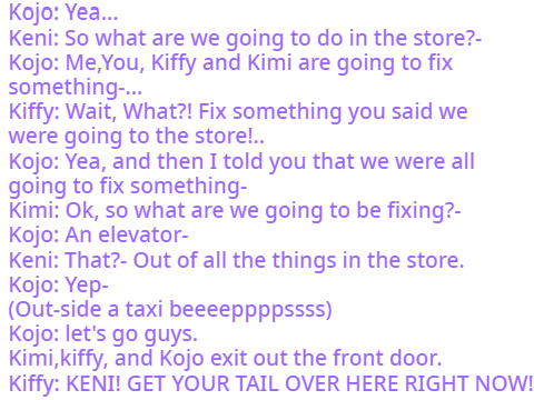 Kiffy+Friends Keni Lines Part 2